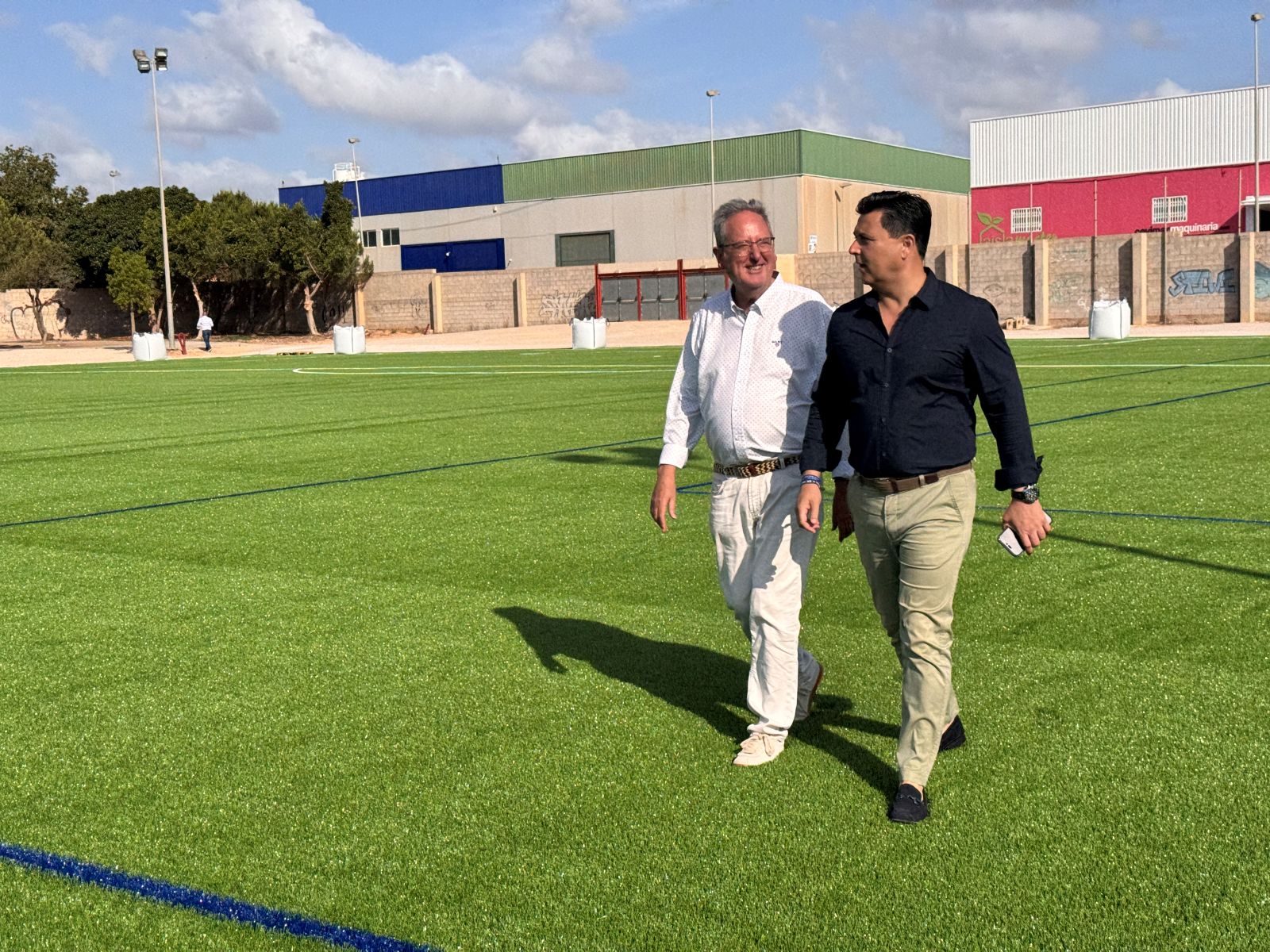 El nuevo campo de fútbol del Carrión evitará las listas de espera existentes para entrar en la Escuela de Fútbol 